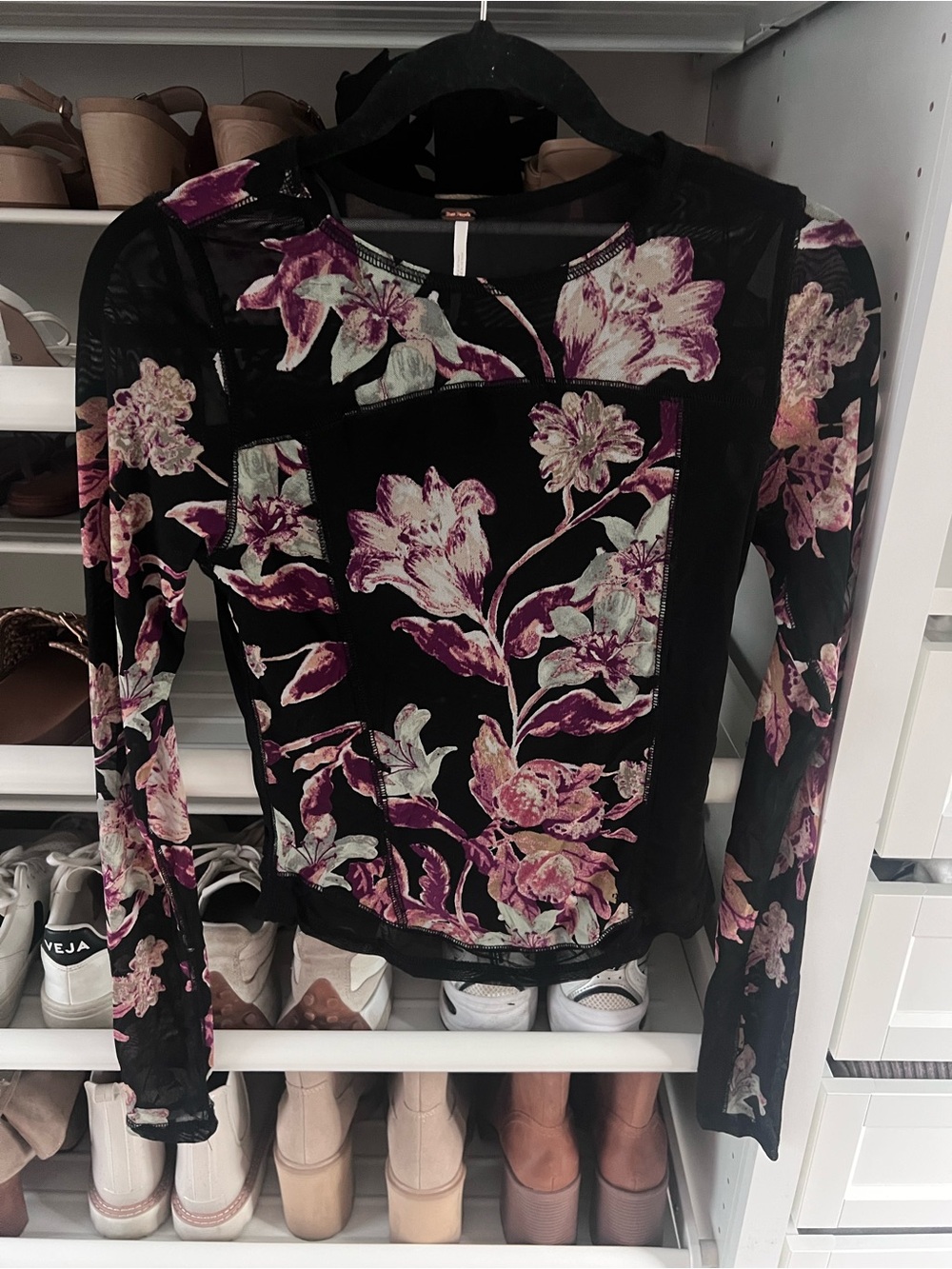 Free people- Betty’s garden floral top